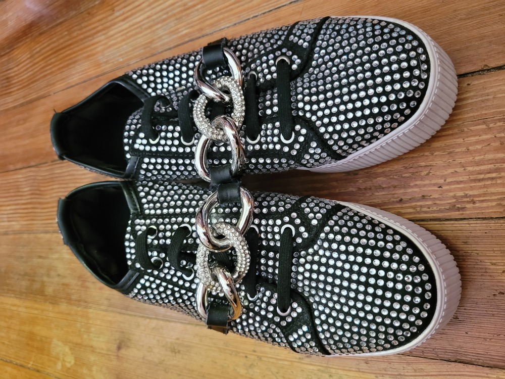 Karl Lagerfeld Platform Slip On Sneakers